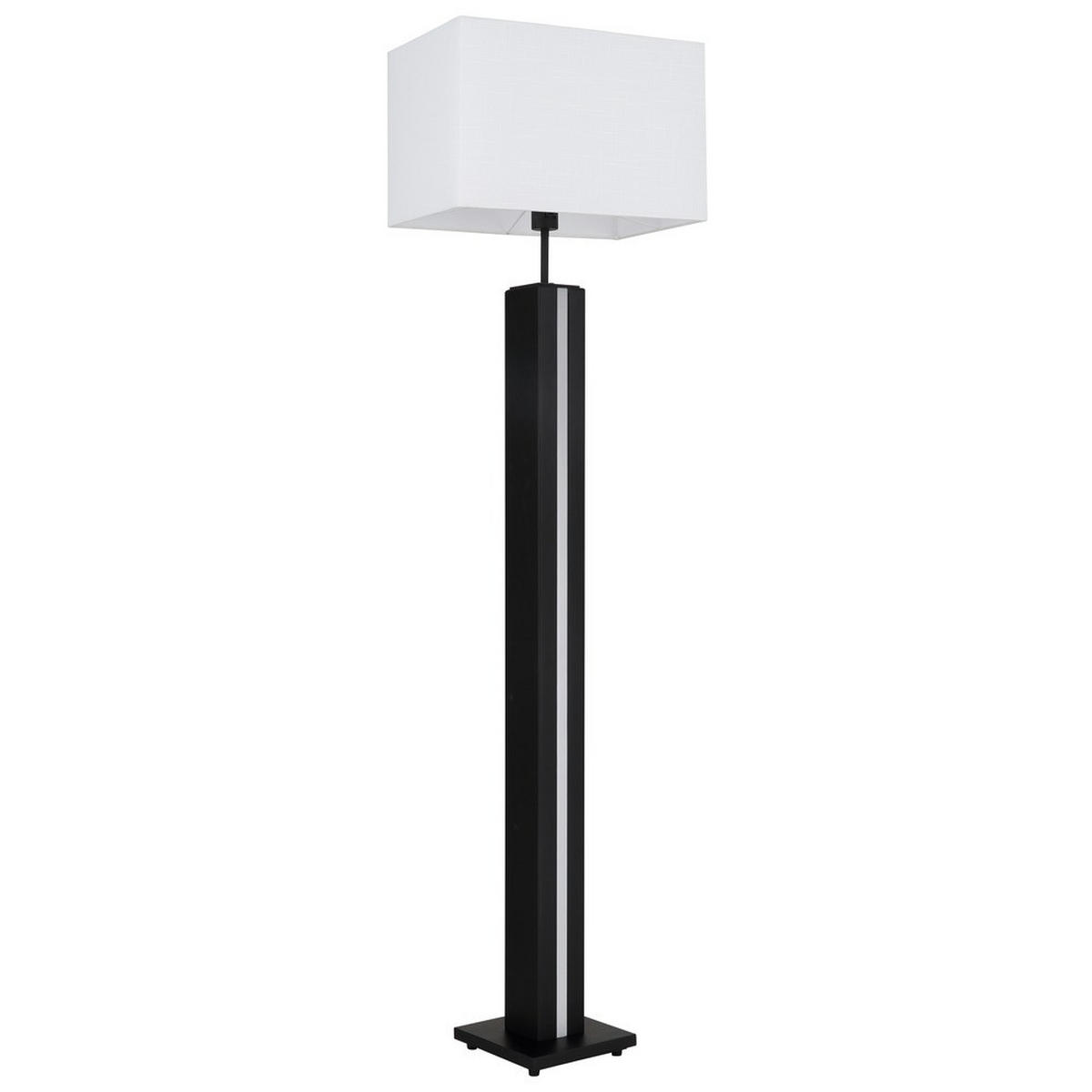 LED STEHLEUCHTE FOREST MDF Holzoptik dunkel, dimmbar - Schwarz, Metall (40/27/150cm) - Nowa