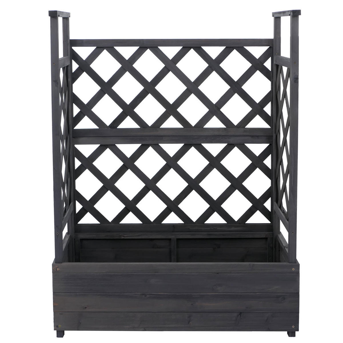 HOCHBEET Grau - Grau, Holz (85/114/44cm) - MCW