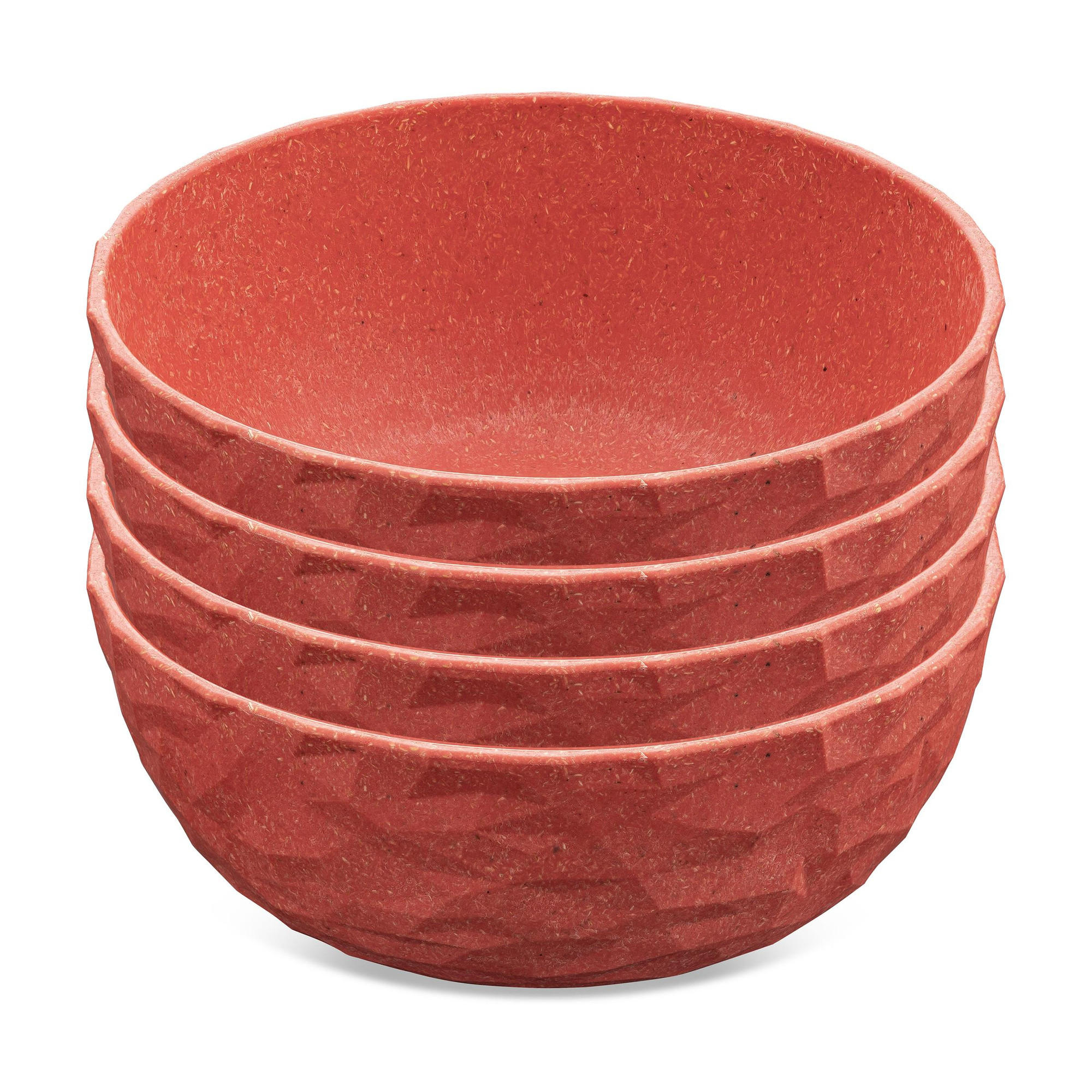SCHALEN Club Nature coral 700 ml 16,2/16,2/6,4 cm - Rot, Kunststoff (16.2/6.4/16.2cm) - KOZIOL