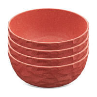 SCHALEN Club Nature coral 700 ml 16,2/16,2/6,4 cm - Rot, Kunststoff (16.2/6.4/16.2cm) - KOZIOL