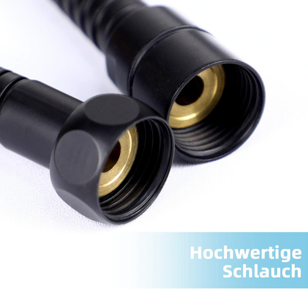 DUSCHKOPF DuschPurVitality - Schwarz, Kunststoff (4/26/12.5cm) - Nettlife