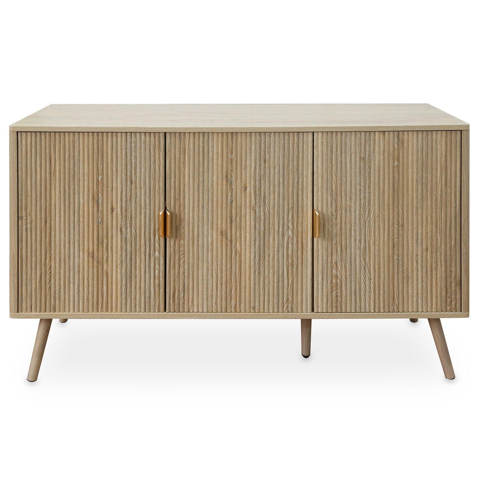 SIDEBOARD ALMA Eiche - Eichefarben, Holzwerkstoff (120/76/40cm) - IDIMEX