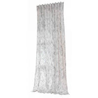 VORHANG SAMT MILANO STAR HxB 245x140 cm Weiß Silber - Weiß, Textil (140/245cm) - Gardinenbox