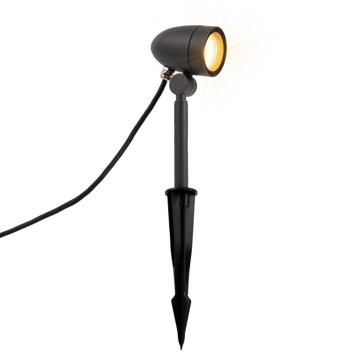 AUSSENLEUCHTE Luspo - Anthrazit, Metall (10/6.5/38cm) - Paco Home