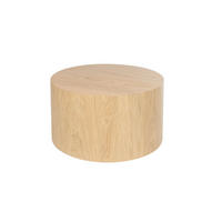 BEISTELLTISCH Silo 60 cm Natural - Naturfarben, Holzwerkstoff (60/60/32cm) - Zuiver