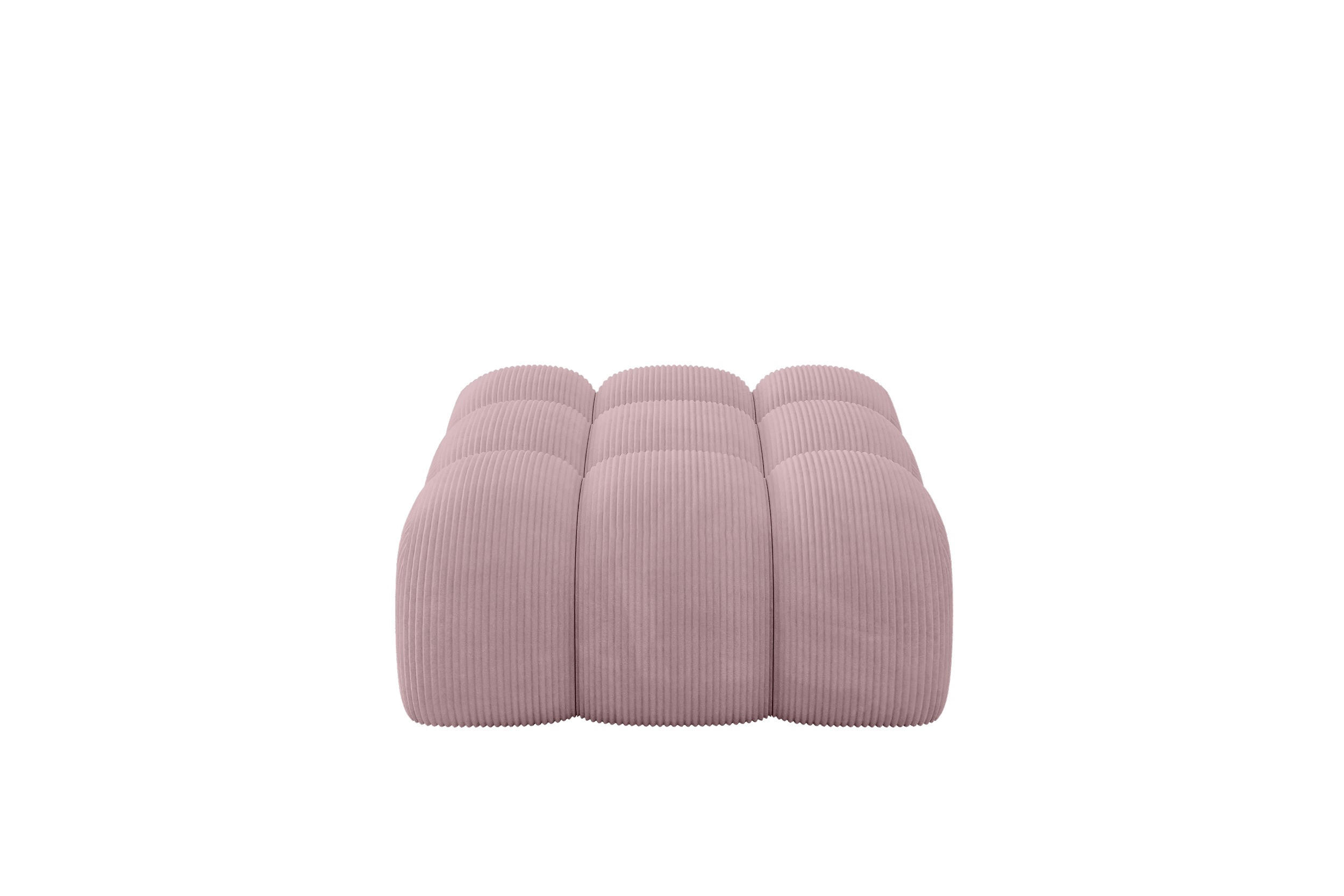 ALTDECOR TABURET OLEA-PUF 91x87x44 cm Růžová Manšestr