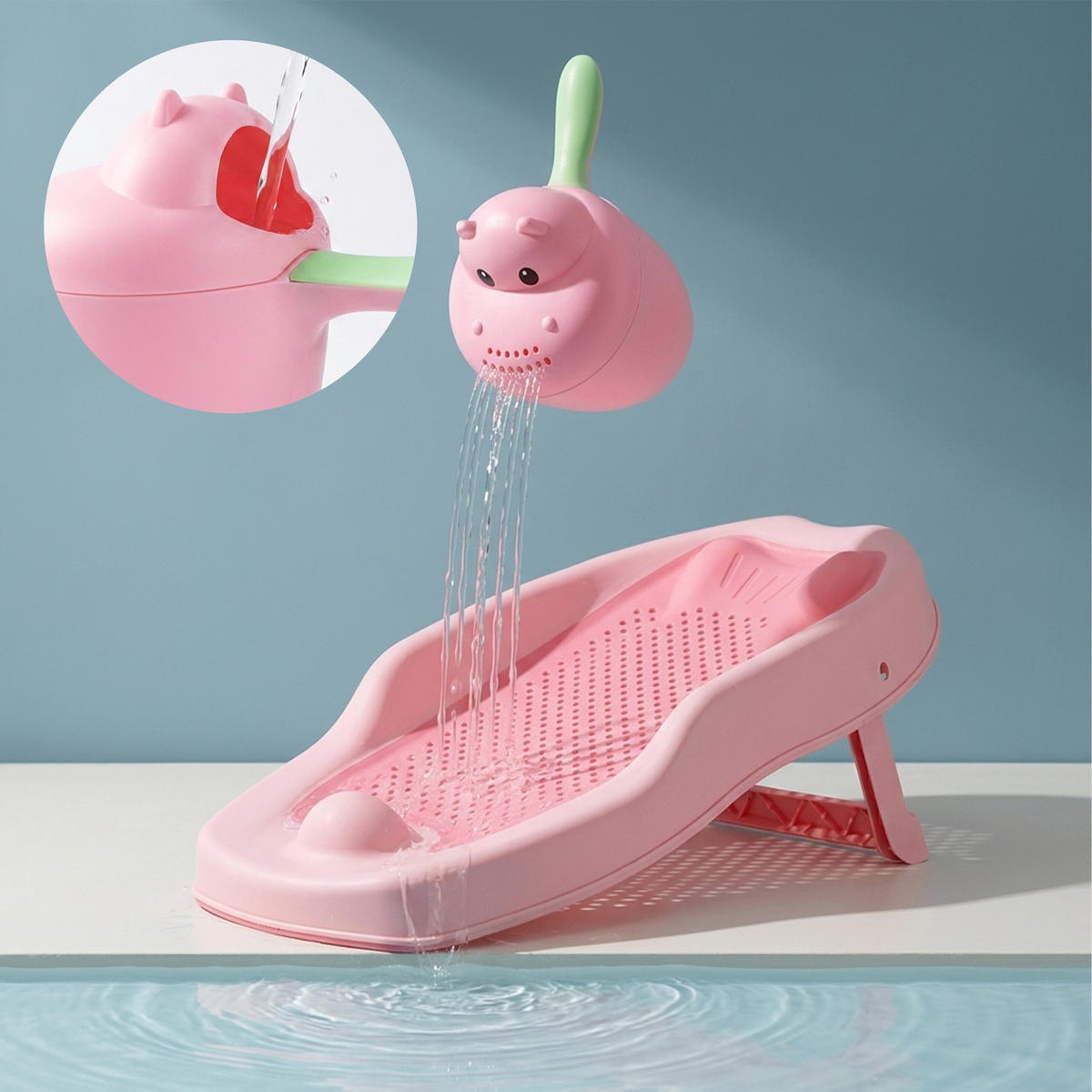 LEŽALNIK Roza 2-delni-set - večbarvno, umetna masa (51.5/30cm) - Relaxdays