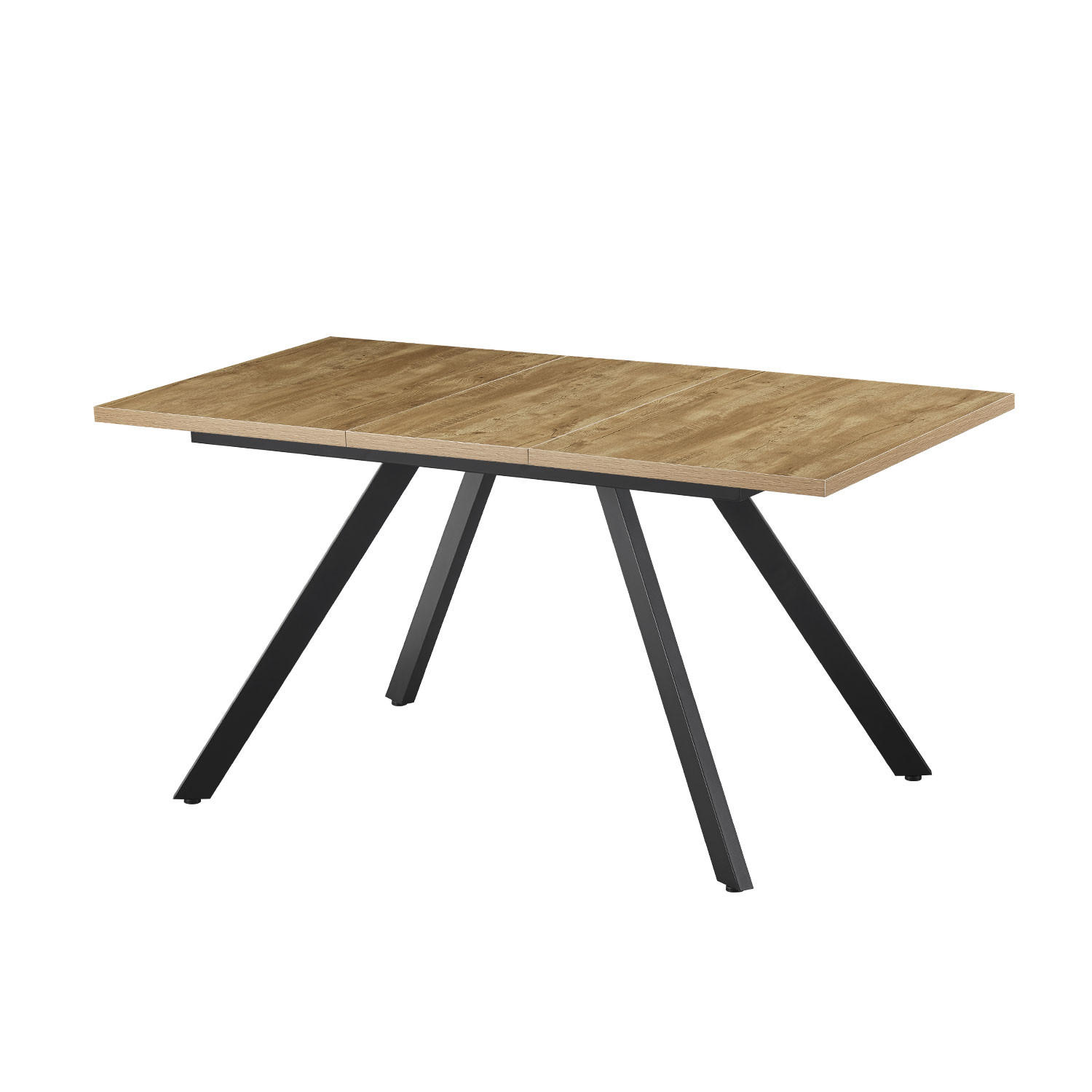 ESSTISCH LIA 120-160/80/76 cm Wildeiche - Wildeiche, Holz (80/120/76cm) - B&D Home