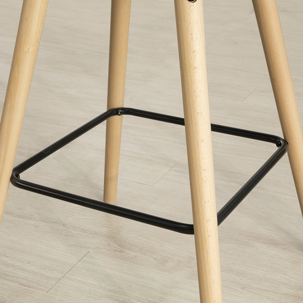 BARHOCKER 360° drehbar Grau - Grau, Holzwerkstoff (38/98/36cm) - SoBuy