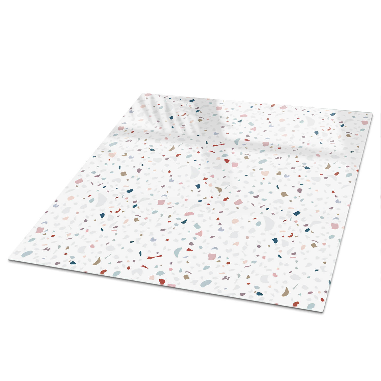Wallfluent Tischplatte Grau 50x0.4x50 cm