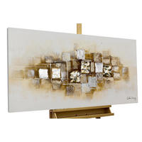 ÖLGEMÄLDE 120/60 cm - Beige/Braun, Holz/Textil (120/60cm) - KUNSTLOFT