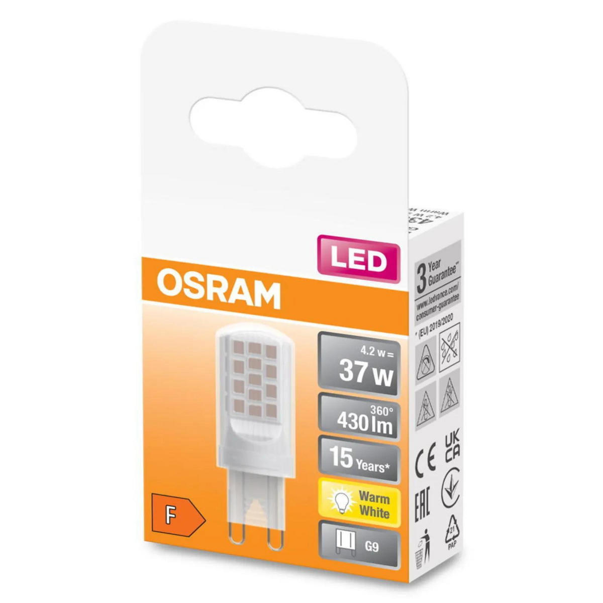 LEUCHTMITTEL G9 - Brenner Set - Transparent, Kunststoff (1.9/5.2cm) - Osram