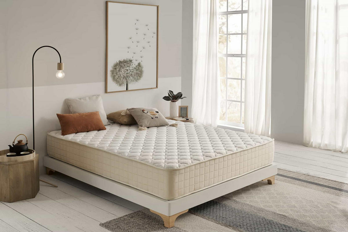 MATRATZE Magic Plus, 30cm, 140x200cm - Beige, Textil (140/200cm) - Moonia