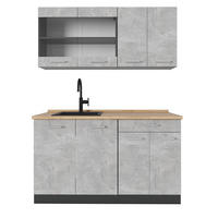 Anthrazit/Grau, Holzwerkstoff (140/81.6/60cm) - Vicco