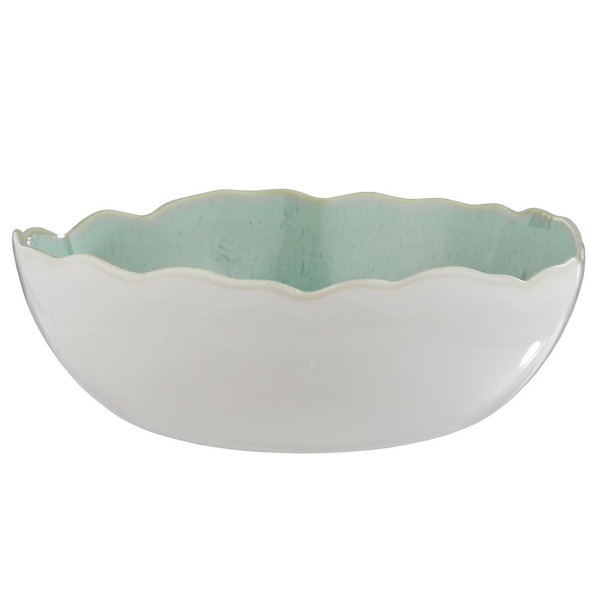 SCHALE Gaia - Mintgrün, Keramik (24/24/8cm) - Butlers