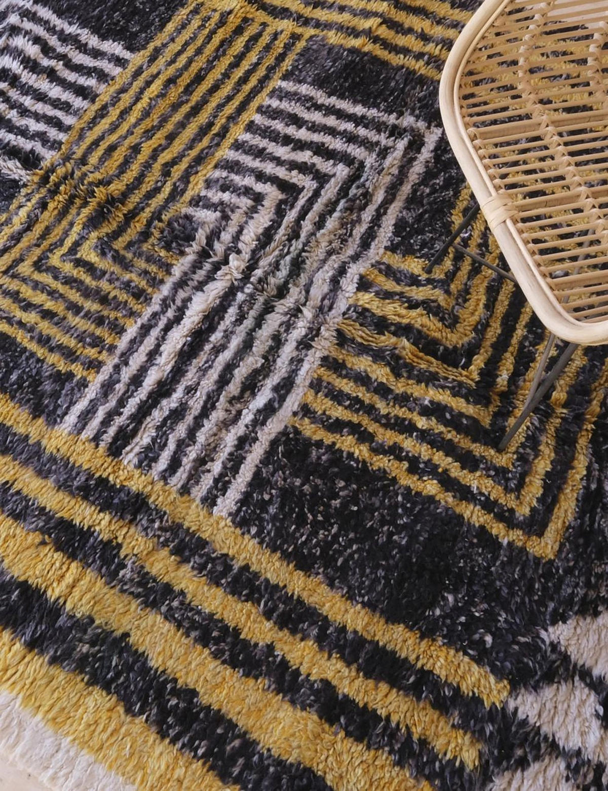 BERBERTEPPICH aus reiner Wolle 220x 311 cm - Grau, Naturmaterialien (220/311cm) - AFK Living