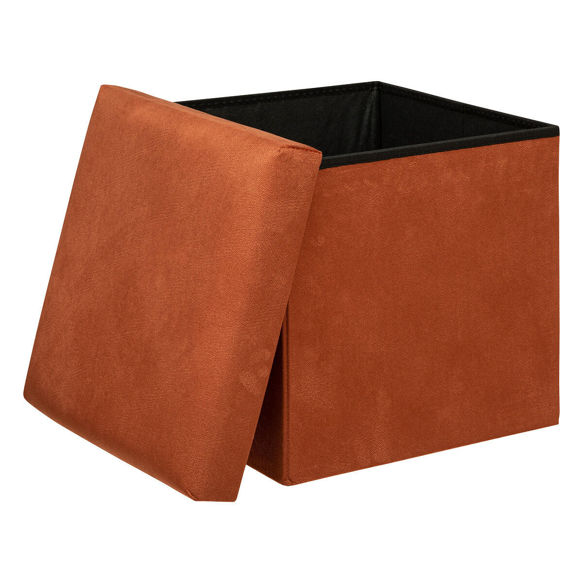 HOCKER mit Stauraum Lilou 38/38/38 cm - Orange, Holzwerkstoff (38/38/38cm) - Atmosphera Createur d´interieur