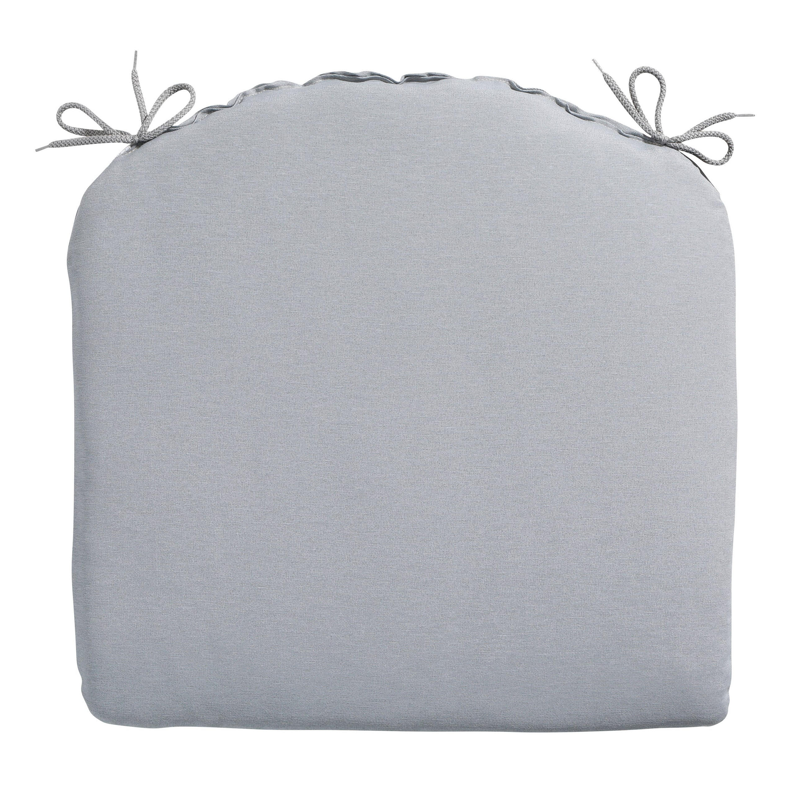 SITZKISSEN Panama 46/48 cm 4er-Set - Hellgrau, Textil (48/4/46cm) - Madison