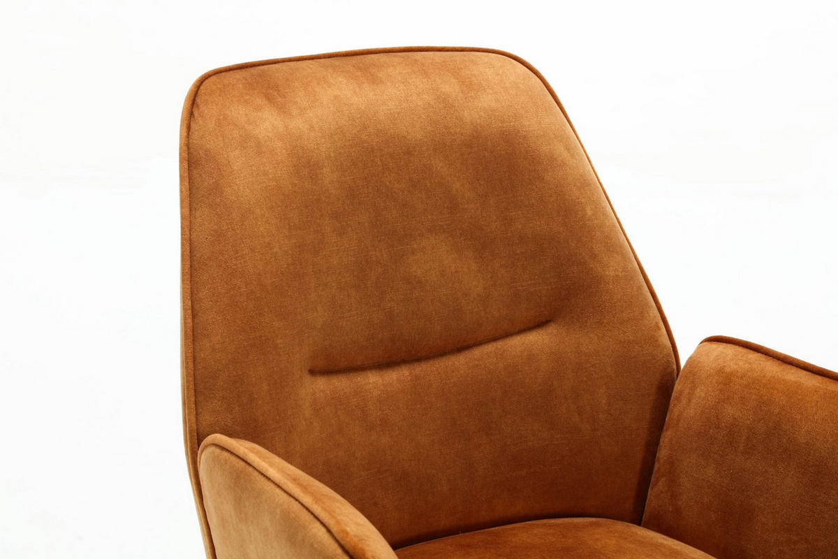 ESSZIMMERSTUHL Nova Gold 58/65/64 cm - Goldfarben, Textil (65/64/58cm) - Starfurn