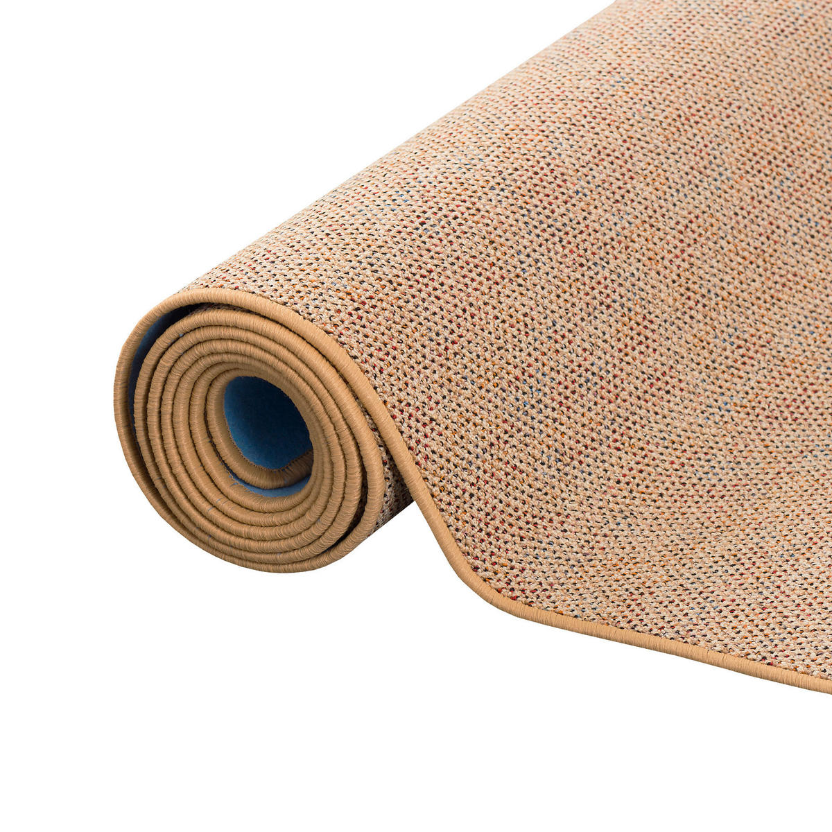 LÄUFER TEPPICH SCHLINGEN TEPPICH ALMA MELIERT - Beige, Textil (100/100cm) - Snapstyle