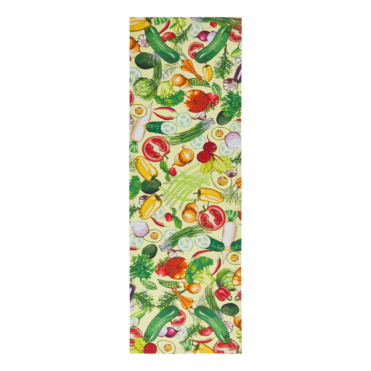 TISCHLÄUFER Verdure Gemüse - 100% Baumwolle Bunt 50x160 cm - Multicolor, Textil (160/50cm) - Butlers