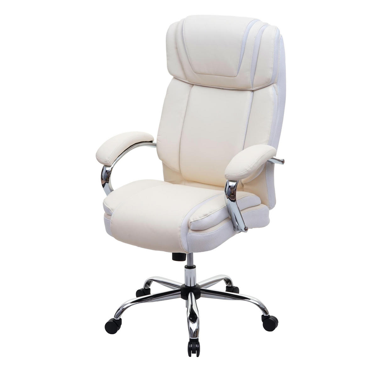 XXL BÜROSTUHL Beige - Beige, Textil (76/130/74cm) - MCW