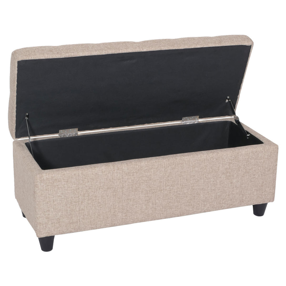 AUFBEWAHRUNGS-TRUHE Lars 45x114x45cm Stoff/Textil Beige - Beige, Textil (114/45/45cm) - BERLINLODGE