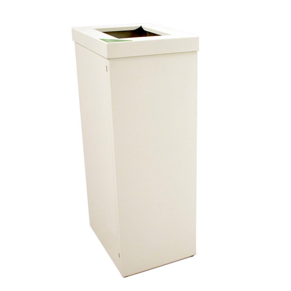 MÜLLEIMER Wertstoffsammler Recycloflex 60 Liter 70,5x26,3x34,3 cm AlumInium Weiß - Weiß, Metall (34.3/70.5/26.3cm) - PROREGAL