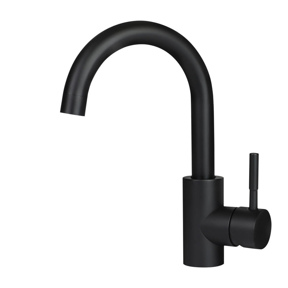 WASCHTISCHARMATUR SARAH - Schwarz, Metall (25/9/21cm) - Vallsero