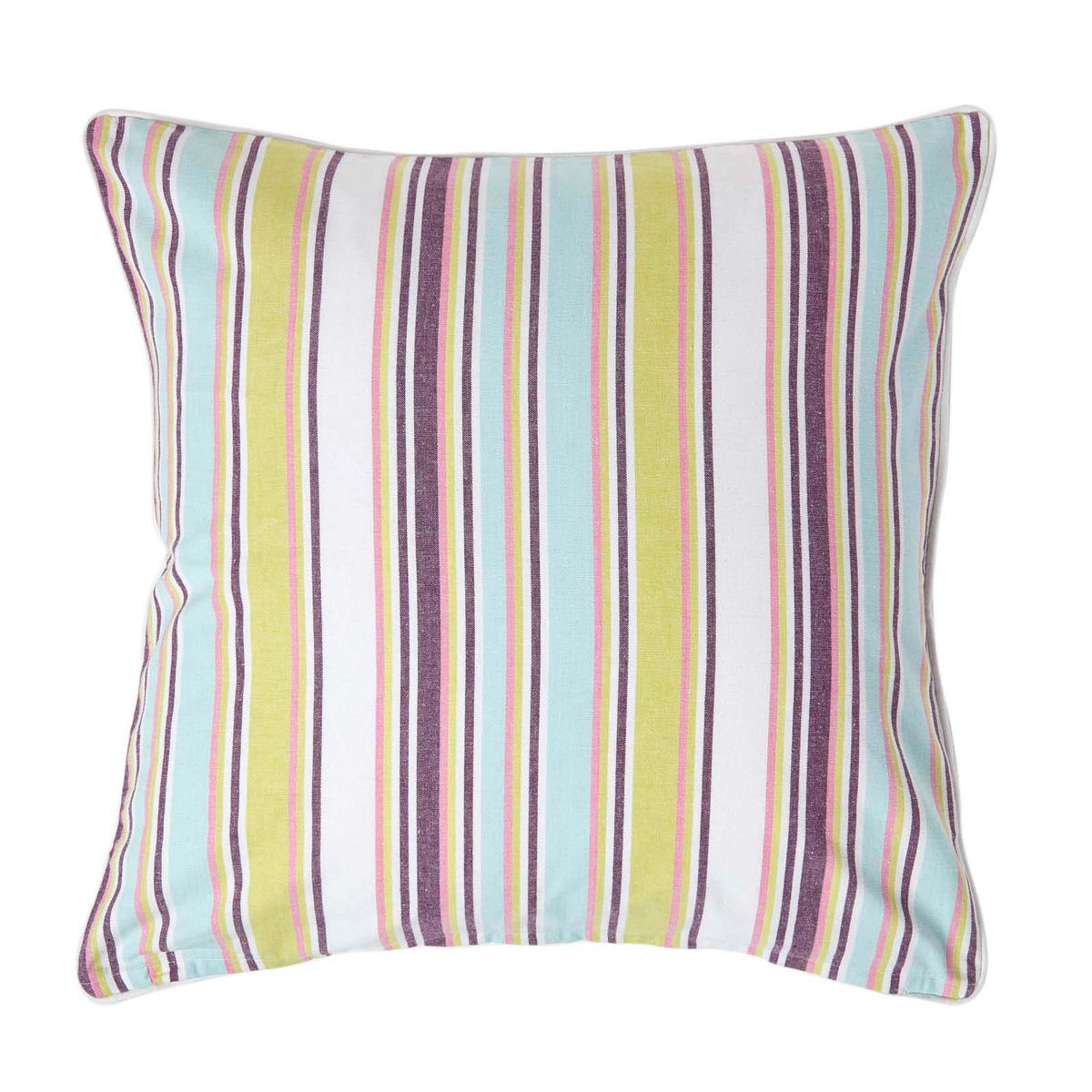 KISSENHÜLLE Osaka 60/60 cm, gestreift - Multicolor, Textil (60/60cm) - Homescapes
