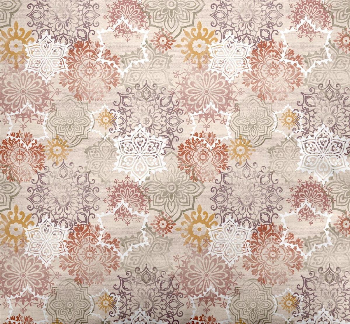 BETTWÄSCHE Biber 135x200 Rot Muster Warmer Flanell Winter Bettbezug Kuschelig - Multicolor, Textil (135/200cm) - Carpe Sonno