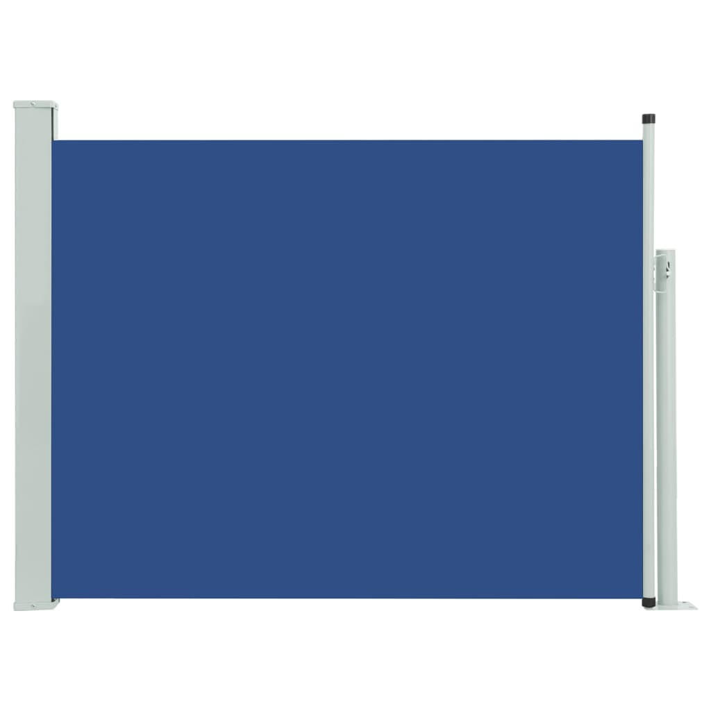 AUSZIEHBARE Seitenmarkise 140x500 cm Blau - Blau, Textil (500/140/500cm) - furnicato