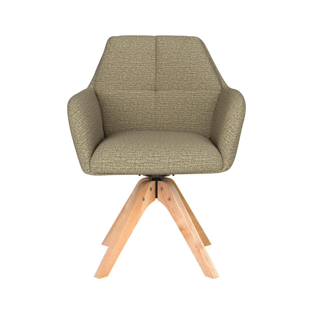 ESSZIMMERSTUHL Pete - Grün - 62/63/85 cm - Grün, Textil (63/85/62cm)