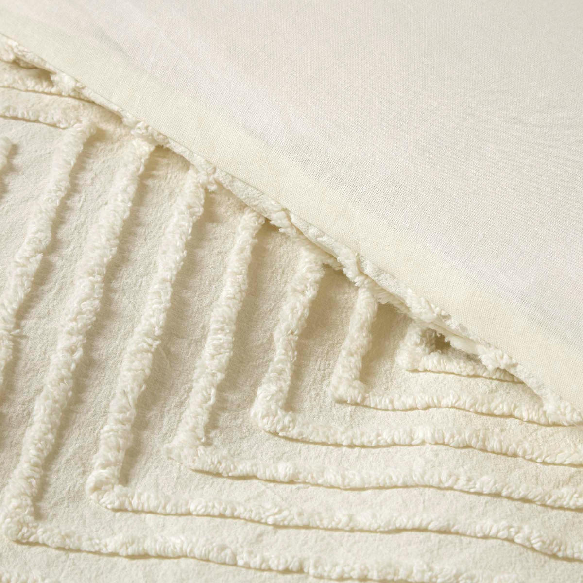 BETTWÄSCHE Perkal getuftet - Weiß, Textil (230/220cm) - Homescapes