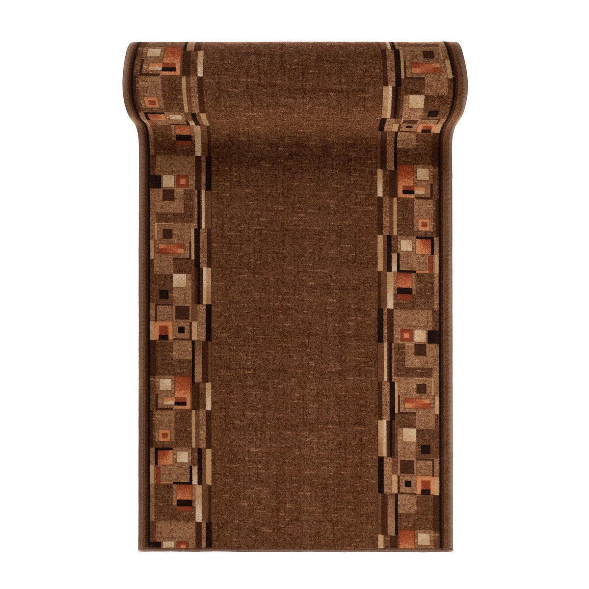 TEPPICHLÄUFER Anti-Rutsch Braun rutschfest Gummiunterlage 67/100 cm - Braun, Textil (67/100cm) - Tapiso