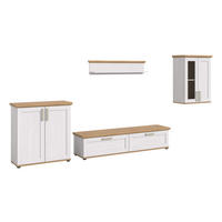 WOHNWAND Siena 4 tlg. (B/H/T: ca. 336/161/40 cm) in Sibiu Lärche /Sibiu Lärche - Lärchefarben, Holzwerkstoff (336/161/40cm) - Homes & Jones