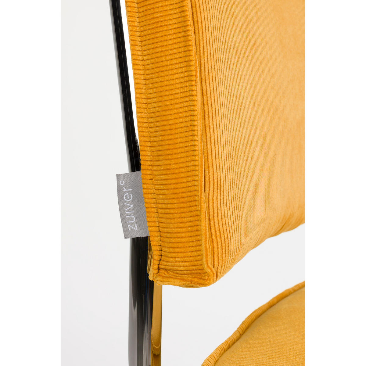 ESSZIMMERSTUHL Ridge Kink Rib Gelb - 2 er Set - Gelb, Textil (48/85/50cm) - Zuiver