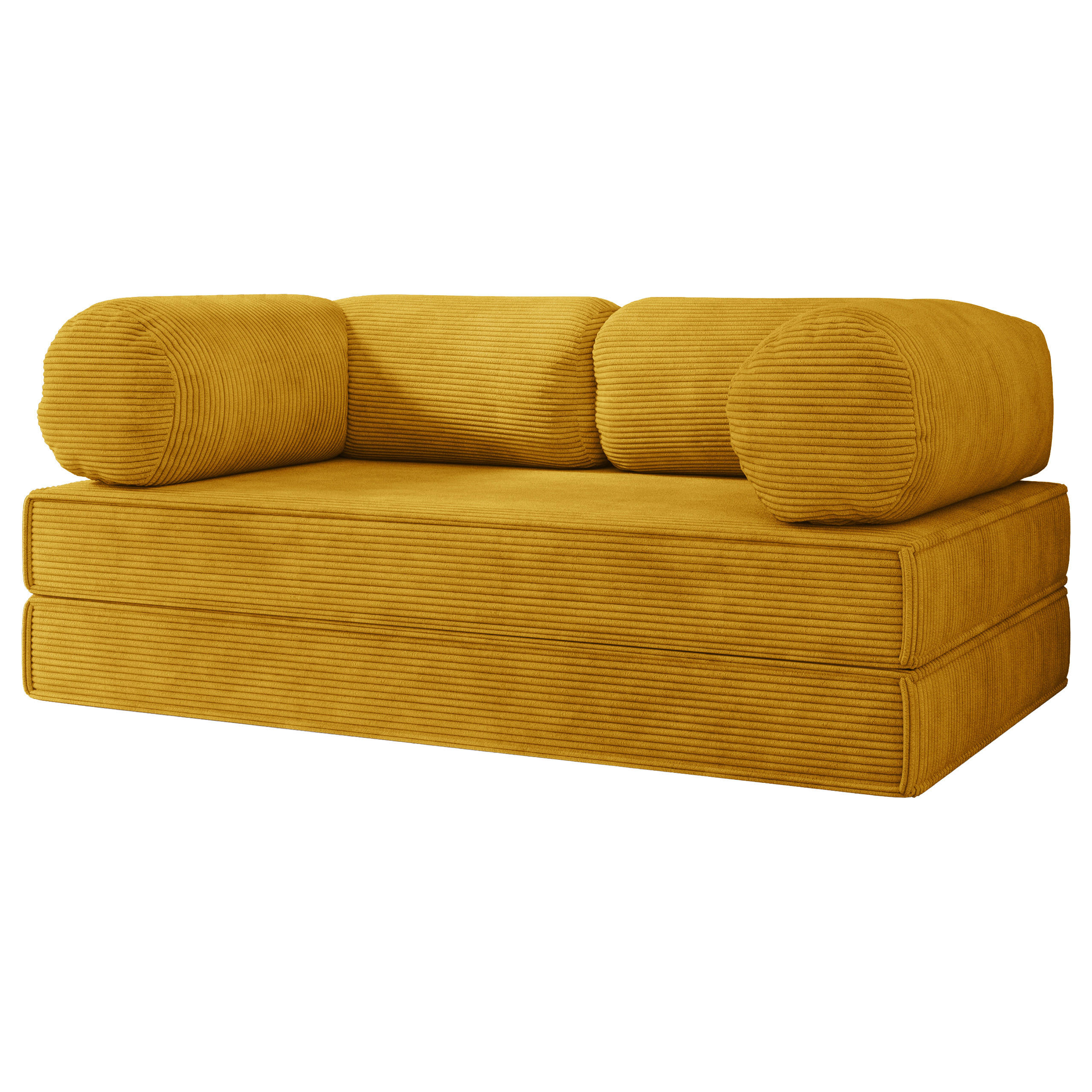 Masseno Bettsofa Gelb 170x68x80 cm
