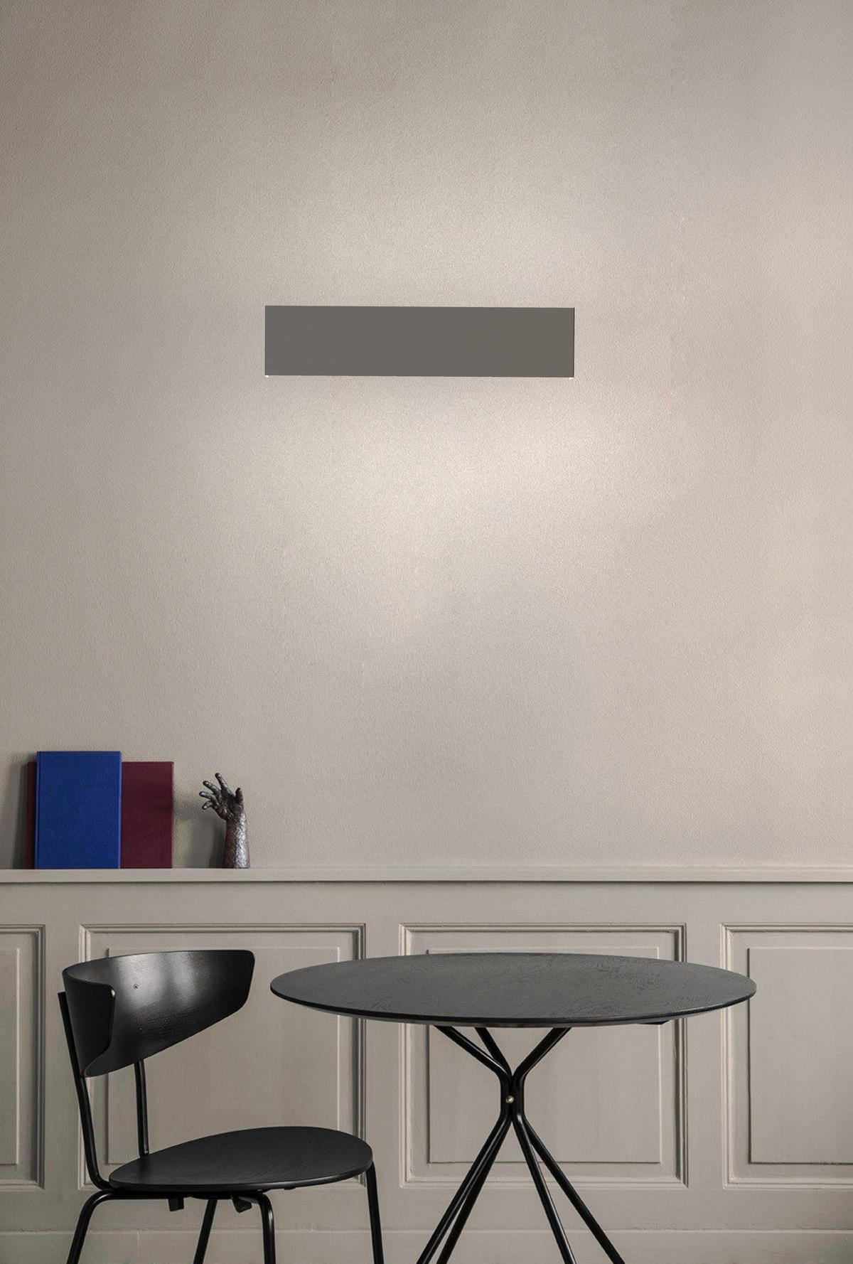 WANDLEUCHTE - Graubraun, Metall (45/10/10cm) - Lumicom