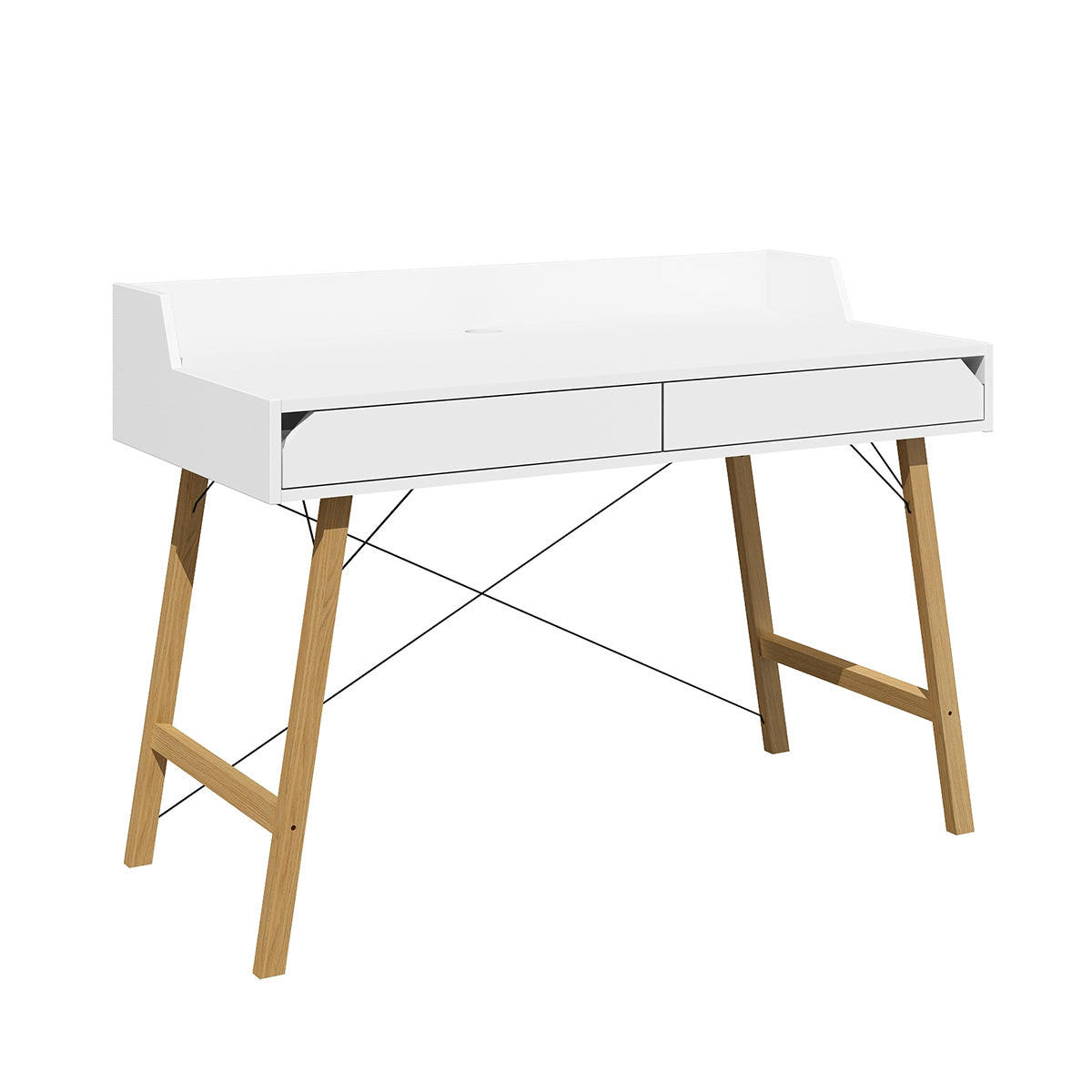 SCHREIBTISCH Weiß - Weiß, Holzwerkstoff (60/120/86cm) - Petits-meubles