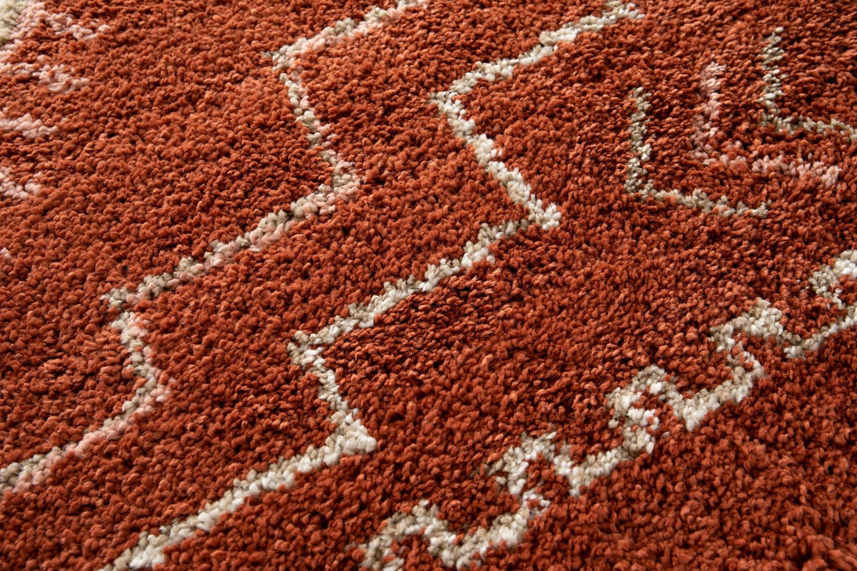 TEPPICH weich voluminös rot - Rot, Textil (200/290cm) - AFK Living
