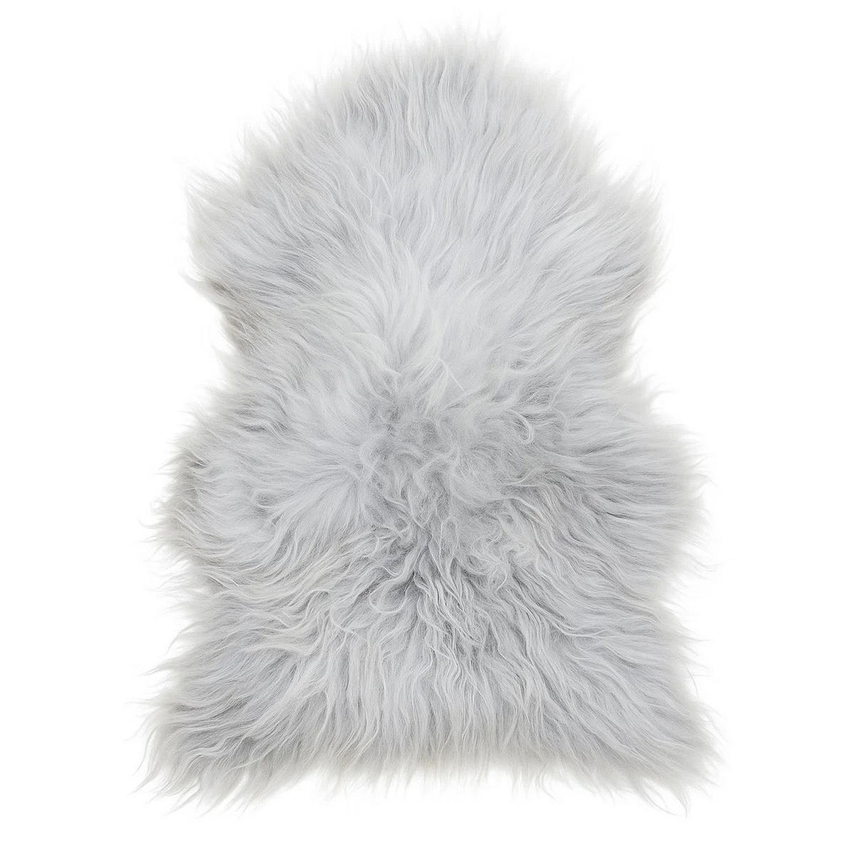 FELL Islandschaffell grau ca. 100 cm - Schwarz/Weiß, Fell (60/100cm) - Provellus