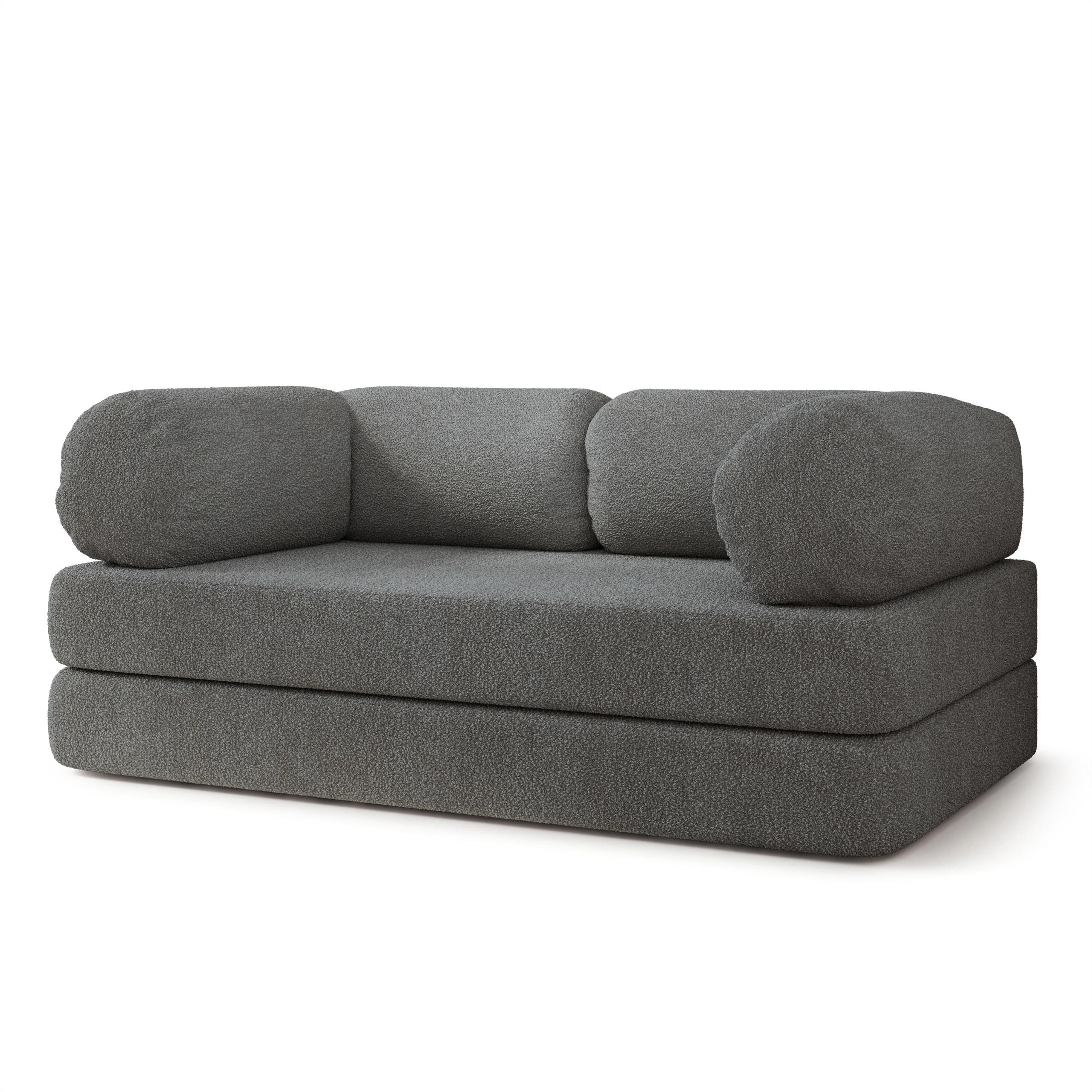 Masseno Bettsofa Grau 170x68x80 cm