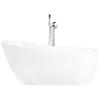 BADEWANNE FREISTEHEND 78x170x72 cm weiß Solarte - Weiß, Kunststoff (78/72/170cm) - Beliani