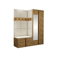 GARDEROBEN-SET Orion XII - Creme/Eiche Artisan, Holzwerkstoff/Kunststoff (158/186/46cm) - MIRJAN24