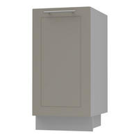 KÜCHENUNTERSCHRANK Kvantum D1D/40 Beige Matt / Grau Matt 40 / 50 / 82cm - Beige/Grau, Holz/Holzwerkstoff (40/82/50cm) - Feldmann-Wohnen