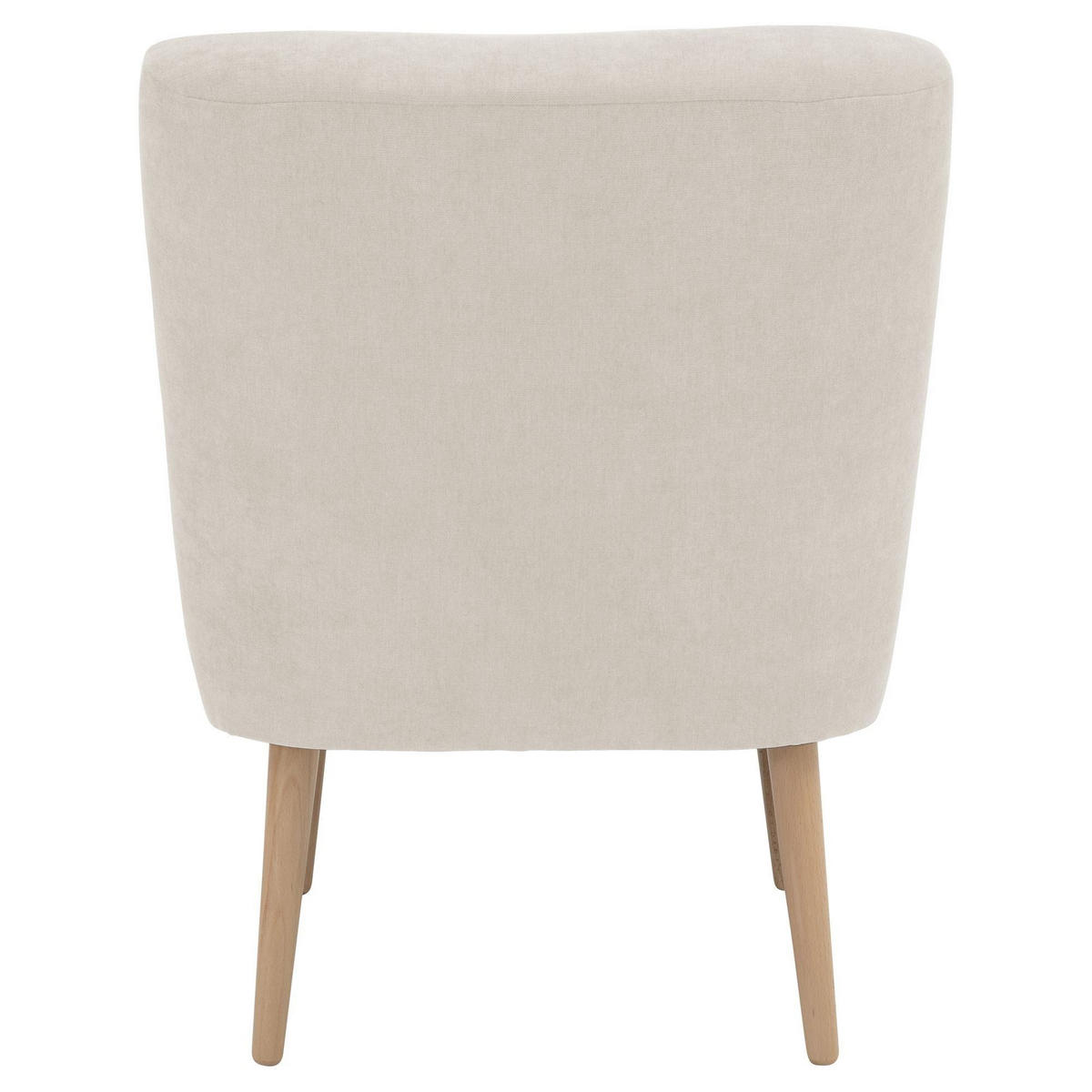 SESSEL Kamle Bezug Flachgewebe Buche natur / beige - Weiß, Kunststoff (68/78/58cm) - 58aufmkessel