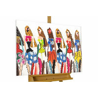 ACRYLBILD HANDGEMALT 90/60 cm - Multicolor, Holz/Textil (90/60cm) - KUNSTLOFT