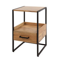 NACHTTISCH Nische Braun 35/35/55 cm - Braun, Holz (35/55/35cm) - Hoyz Collection