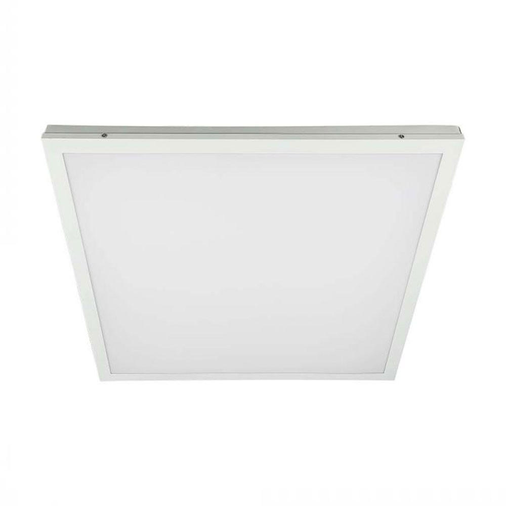 LED DECKENLEUCHTE Kunststoff Weiß - Weiß, Kunststoff (59.5/59.5/3cm)